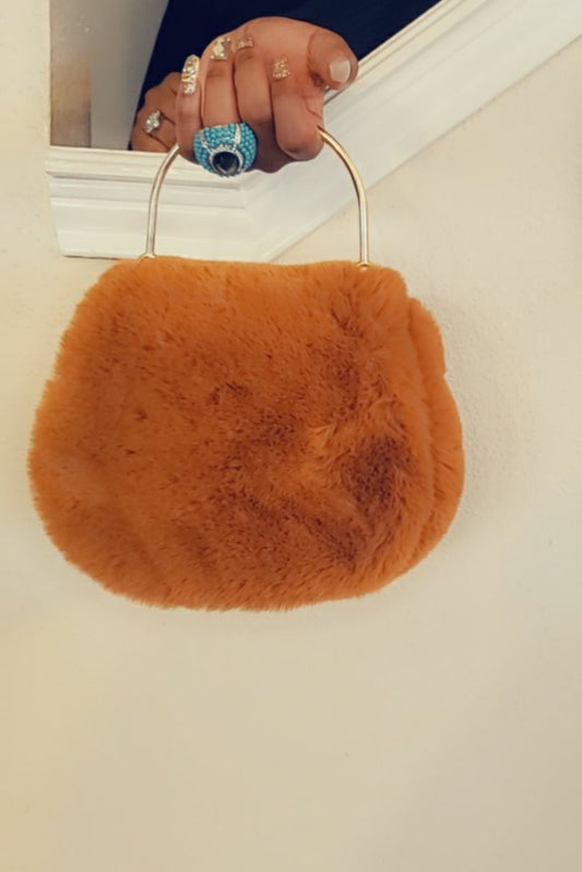 Faux fur mini bag!